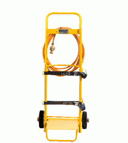 Chariot porte-bouteille Réf. 668 déplié vu de face