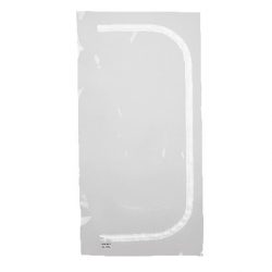Porte zip transparente en U Réf 42724 - (60 X 120 cm )